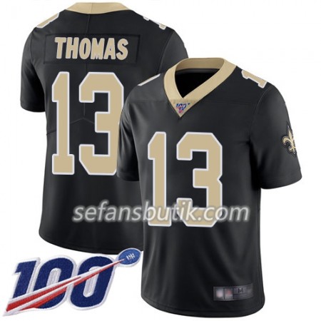 New Orleans Saints Tröjor Michael Thomas 13 Nike Svart 100th - Herr New Orleans Saints Tröjor Michael Thomas 13 Nike Svart 100th - Herr